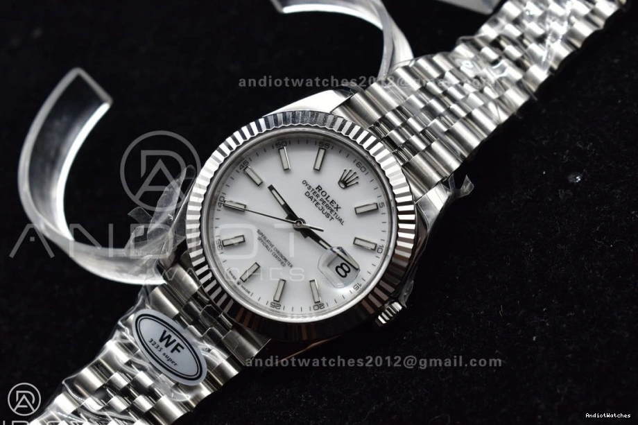 Supportive Dial SS 41 Bracelet 904L 1:1 SS Jubilee on Datejust WF White Stick 649 Edition Steel Best A 1020